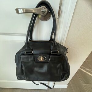 Kate Spade soft black Crossbody purse with handles